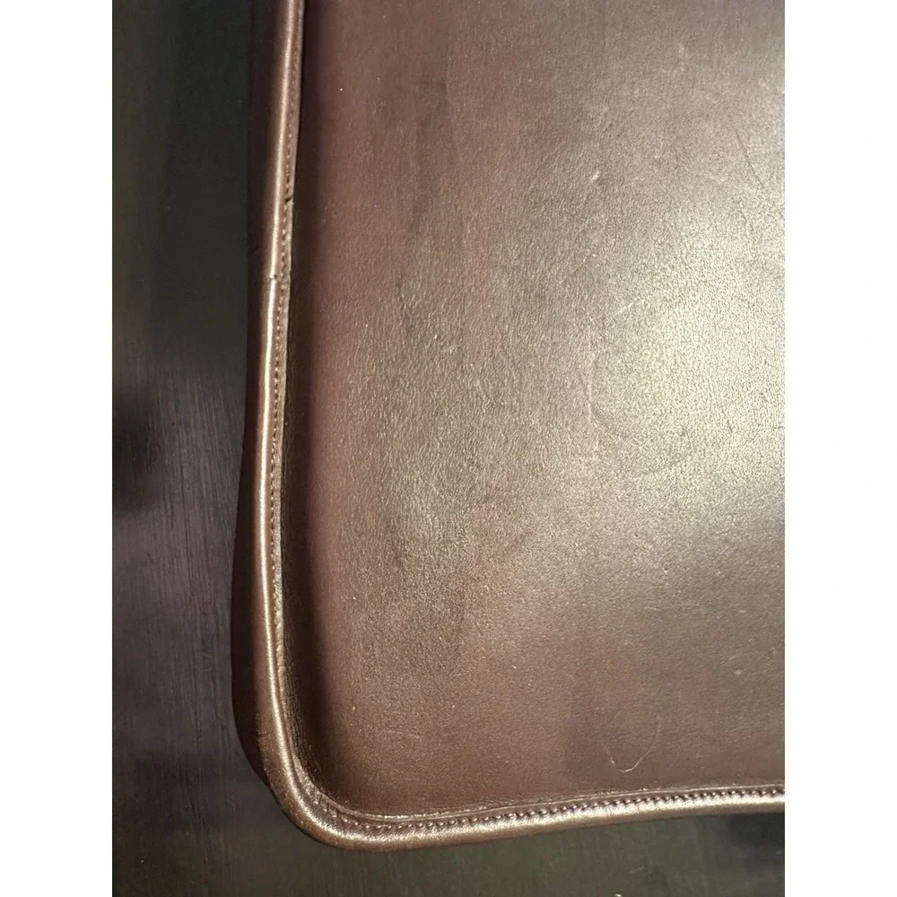 COACH Vintage Colebrook Briefcase Brown Leather Messenger Bag 5181